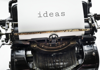 Paper With Ideas Print on Typewriter Paper With Ideas Print on Typewriter