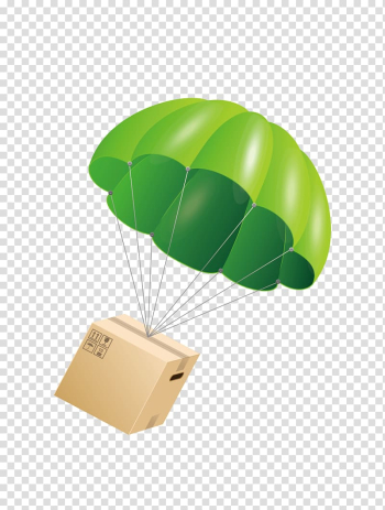 Parachute Gift Parcel , Blue parachute transparent background PNG clipart