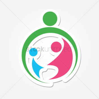 Parent with children logo Parent with children logo
