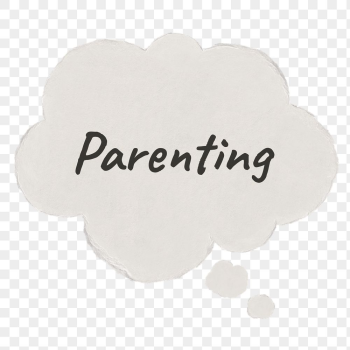 Parenting png thought bubble sticker, | Free PNG - rawpixel Parenting png thought bubble sticker, | Free PNG - rawpixel