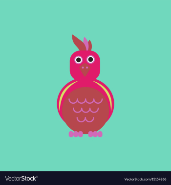 Parrot cockatoo parrot bird vector image Parrot cockatoo parrot bird vector image
