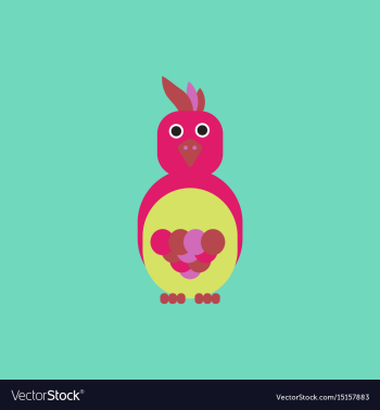 Parrot cockatoo parrot bird vector image Parrot cockatoo parrot bird vector image