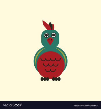 Parrot cockatoo parrot bird vector image Parrot cockatoo parrot bird vector image