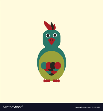 Parrot cockatoo parrot bird vector image Parrot cockatoo parrot bird vector image