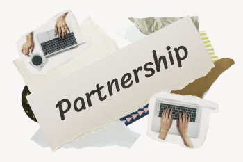 Partnership word typography, business aesthetic | Free Photo - rawpixel Partnership word typography, business aesthetic | Free Photo - rawpixel