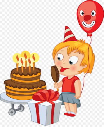 Party Birthday Drawing Illustration - happy birthday vector Party Birthday Drawing Illustration - happy birthday vector