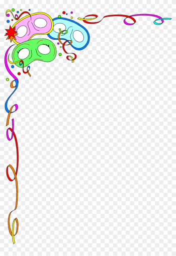 Party Borders - Mask Border Clip Art Party Borders - Mask Border Clip Art