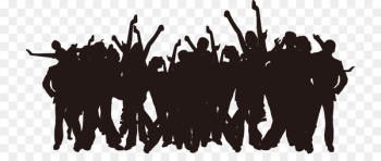 Party Silhouette Poster - Carnival passion silhouette figures 
