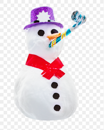 Party snowman png sticker, transparent | Free PNG - rawpixel