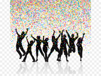 Party Stock photography Silhouette Dance - Party scene background 