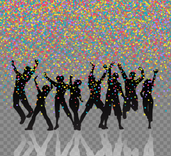 Party Stock photography Silhouette Dance - Party scene background ...