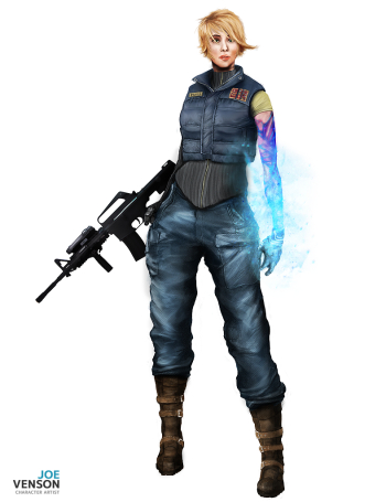 Pasha-female Soldier by Joe Venson - Advanced Photoshop