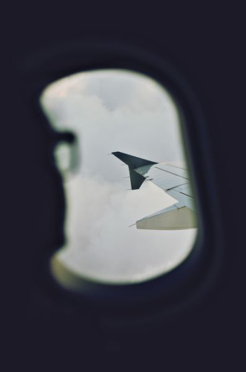 passenger view of airplane window passenger view of airplane window