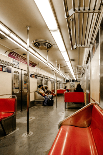 Passengers Sit Inside the Train Passengers Sit Inside the Train