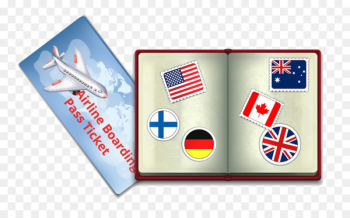 Passport stamp Royalty-free German passport - Visa picture 