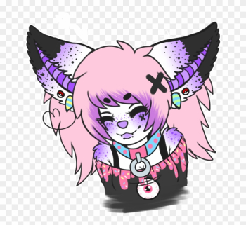 Pastel Goth By Silly-bananna - Pastel Goth Furry Girl Pastel Goth By Silly-bananna - Pastel Goth Furry Girl