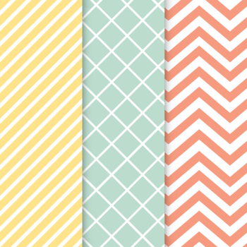 Pastel mixed seamless pattern vector set Pastel mixed seamless pattern vector set
