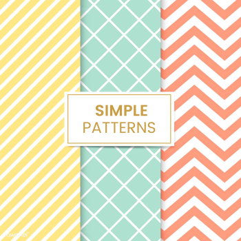 Pastel mixed seamless pattern vector set | Free stock vector - 530927 Pastel mixed seamless pattern vector set | Free stock vector - 530927