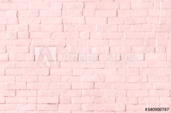 Pastel pink brick wall textured background Pastel pink brick wall textured background