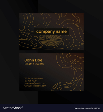 pattern business card design template