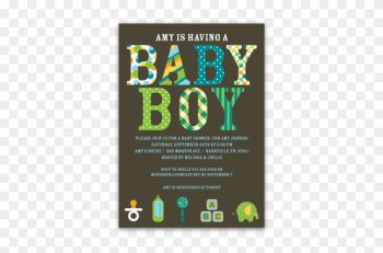 Pattern Letters Baby Shower Invitations - Baby Shower Invitations Pattern Letters Baby Shower Invitations - Baby Shower Invitations