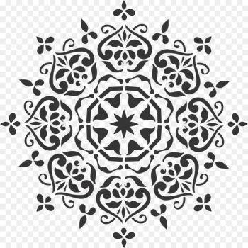 Pattern Stencil Mandala Design Painting - Pattern Stencil Mandala Design Painting -