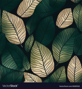 pattern with leaves