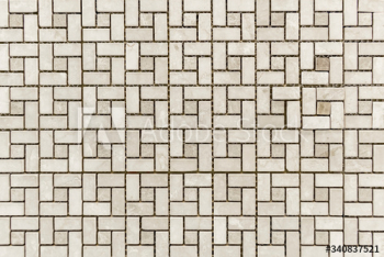 Patterned brick wall Patterned brick wall