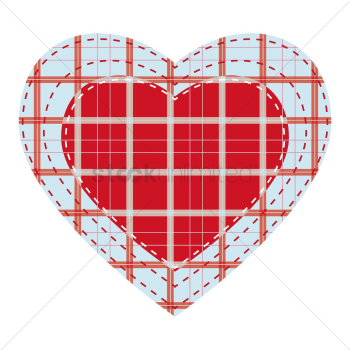 Patterned heart Patterned heart