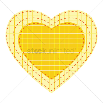 Patterned heart Patterned heart