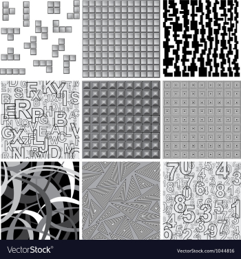Patterns vector image Patterns vector image