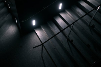 Paved Steps Lit Paved Steps Lit