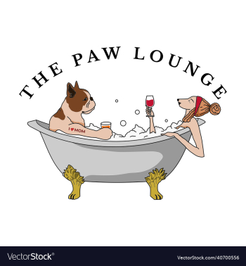 paw lounge doodle