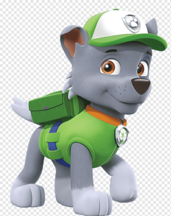 Paw Patrol Rock, Puppy Dog Rocky Mongrel, paw patrol, animals, fictional Character, action Figure png