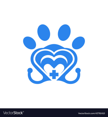 paw pet plus medical simple business logo paw pet plus medical simple business logo