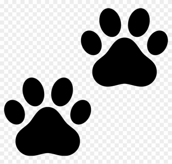Paw Prints Rubber Stamp - Dog Paw Print Outline Paw Prints Rubber Stamp - Dog Paw Print Outline