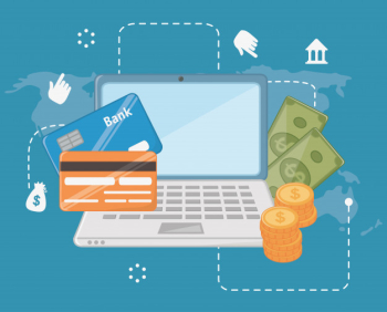 Payment online icon set design Free Vector