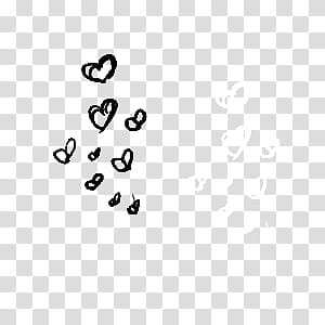 Pcs Brushes, black and white hearts transparent background PNG clipart Pcs Brushes, black and white hearts transparent background PNG clipart