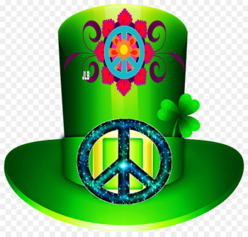 Peace symbols Hippie Image Leprechaun - symbol Peace symbols Hippie Image Leprechaun - symbol