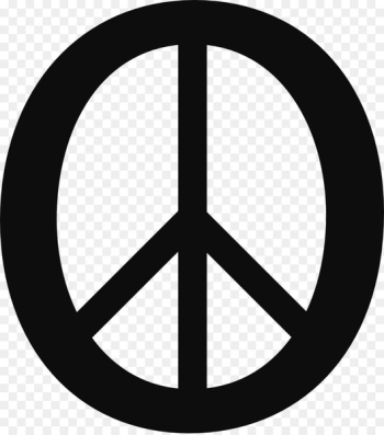 Peace symbols Peace and love Sticker - rag symbol 