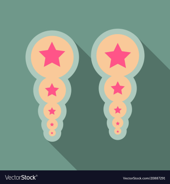 Pearl earrings icon outline of pearl earrings vector image Pearl earrings icon outline of pearl earrings vector image