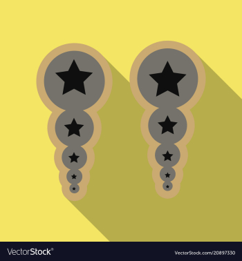 Pearl earrings icon outline of pearl earrings vector image Pearl earrings icon outline of pearl earrings vector image