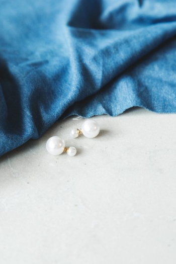 Pearl Earrings On End Table Pearl Earrings On End Table
