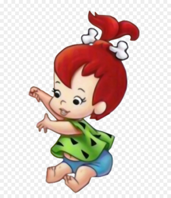 Pebbles Flinstone, Bammbamm Rubble, Fred Flintstone, Cartoon, Animated Cartoon PNG
