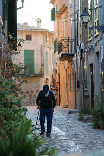 Pedestrian, Man, Old, Walking Stick, Support, Old Town