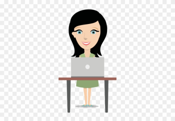 Peer Tutoring Icon Girl With Laptop - Girl Using Laptop Icon