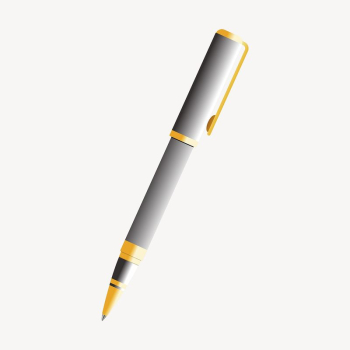 Pen clipart, stationery illustration. Free | Free Photo - rawpixel