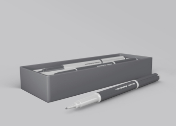 Pen mockup for merchandising Free Psd