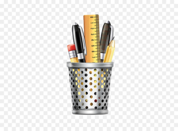 Pen & Pencil Cases Clip art - Desk pen holder 