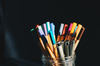 pencil and pencil on container pencil and pencil on container